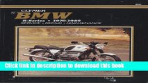 [Popular Books] Clymer BMW R-Series, 1970-1989 Service - Repair - Maintenance ( Motorcycle ) Free