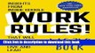 [Popular] Books Work Rules!: Insights from Inside Google That Will Transform How You Live and Lead