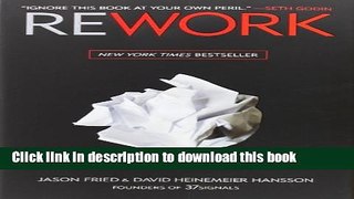[Popular] Books Rework Free Download