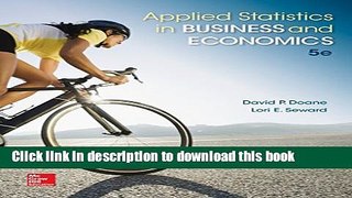 [Download] Applied Statistics in Business and Economics Hardcover Online