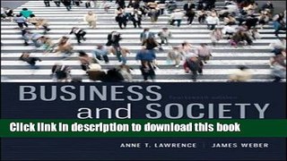 [Download] Business and Society: Stakeholders, Ethics, Public Policy, 14th Edition Kindle Collection
