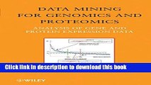 [PDF Kindle] Data Mining for Genomics and Proteomics: Analysis of Gene and Protein Expression Data