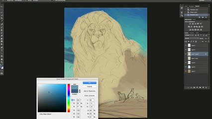 Speed Paint - Photoshop   Cecil the Lion