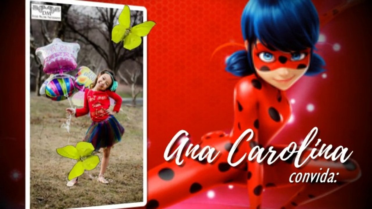 Ladybug Convite Animado