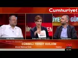 CNN Türk spikeri Cübbeli Ahmet'i fena köşeye sıkıştırdı