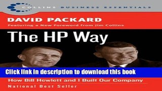 [Popular] The HP Way: How Bill Hewlett and I Built Our Company (Collins Business Essentials)