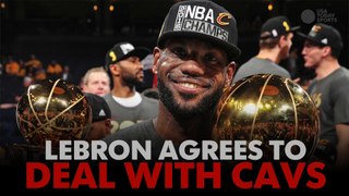 LeBron James agrees to deal  Cavaliers
