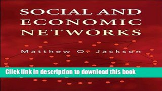 [Popular] Social and Economic Networks Paperback Collection