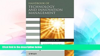 Must Have  The Handbook of Technology and Innovation Management  READ Ebook Full Ebook Free