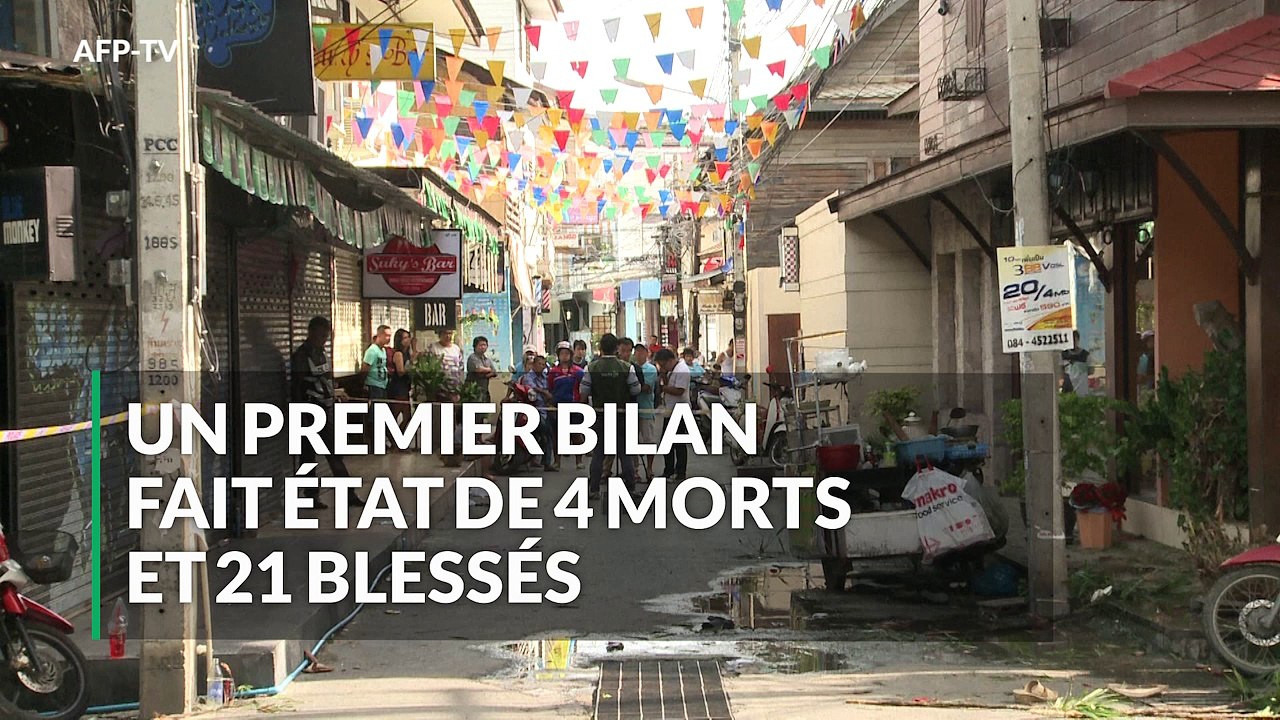 Plusieurs explosions en Thaïlande font au moins quatre morts