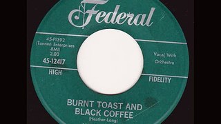 Mike Pedicin - Burnt Toast And Black Coffee