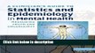 Books A Clinician s Guide to Statistics and Epidemiology in Mental Health: Measuring Truth and