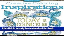 [Popular] Creative Coloring Inspirations: Art Activity Pages to Relax and Enjoy! Paperback Online