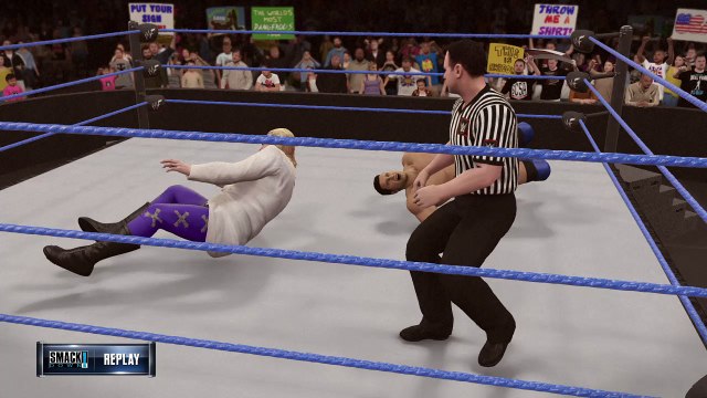 WWE 2K16 ken shamrock v gangrel highlights