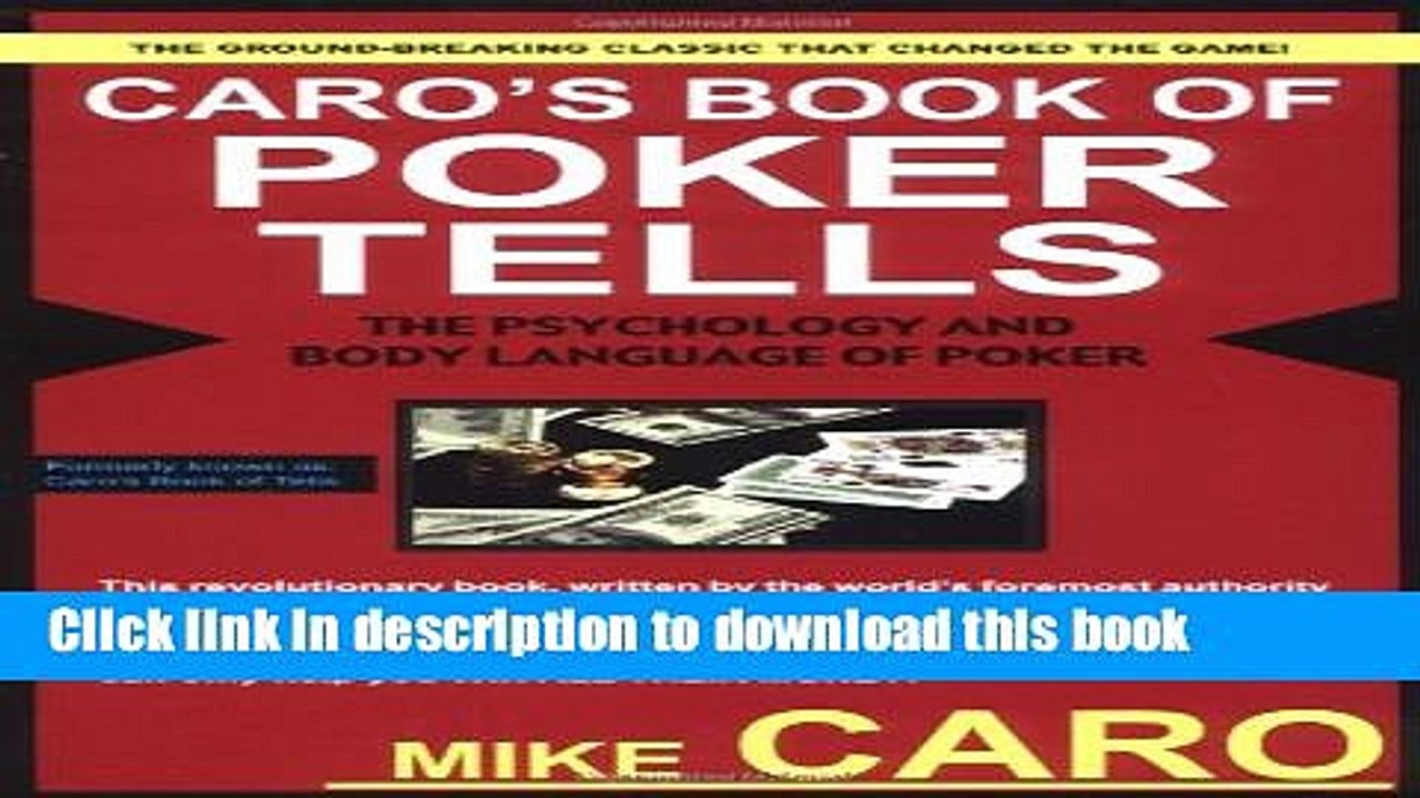 [Popular] Caro s Book of Poker Tells Kindle Collection