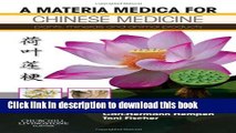 [Download] A Materia Medica for Chinese Medicine: plants, minerals and animal products, 1e