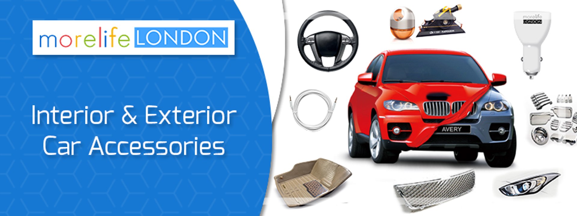 morelife LONDON - Dual USB Port Car Charger for iPhone, Smart Phone