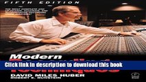 [PDF] Modern Recording Techniques Book Online