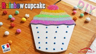 DIY - rainbow cupcake arc en ciel ♥