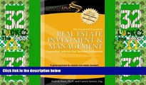 Big Deals  The SuccessDNA Guide to Real Estate Investment   Management: Essential Advice for