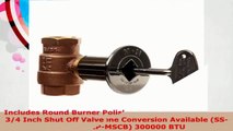 Spotix Round Natural Gas Fire Pit Burner Ring Kit 36 Inch High Capacity