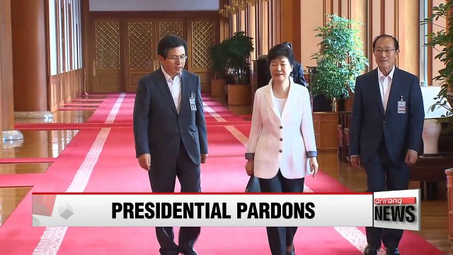 President Park urges pardon recipients to help revive economy