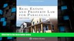 Big Deals  Real Estate and Property Law for Paralegals (Aspen College)  Best Seller Books Most