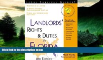 Must Have  Landlords  Rights and Duties in Florida: With Forms (Landlords  Rights   Duties in