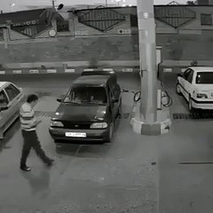 Car Explodes While Refueling