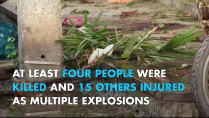 At least four dead as multiple explosions strike Thailand