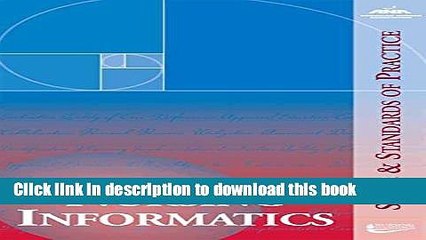 [PDF] Nursing Informatics: Scope   Standards of Practice (American Nurses Association) Full Online