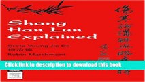 [Popular Books] Shang Han Lun Explained, 1e Full Online