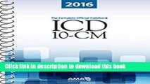 [Popular Books] ICD-10-CM 2016: The Complete Official Draft Code Set (Icd-10-Cm the Complete
