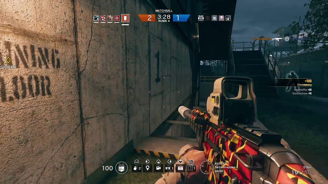 Tom Clancy's Rainbow Six® Siege 5 headshots in a round!!!!