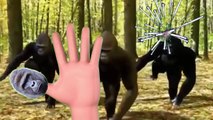 Finger Family Gorilla Monkey -| Nursery Rhymes for Children & Kids Songs