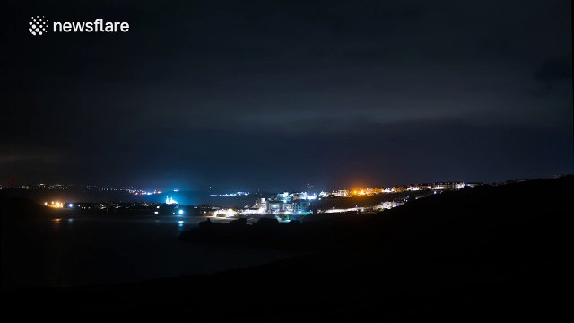 Perseid meteor shower spotted over Cornwall, UK