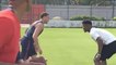 Watch Klay Thompson & Jimmy Butler Torch Each Playing Football