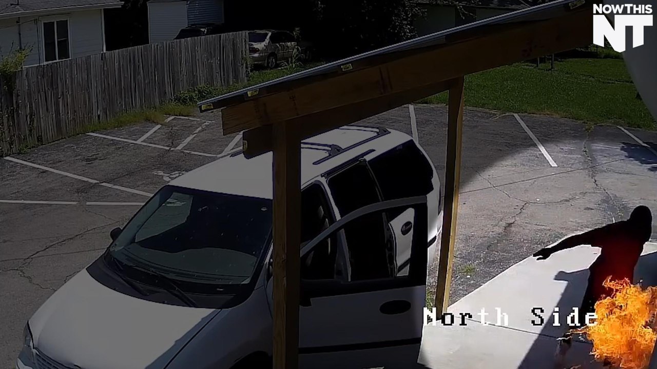 Arsonist Accidentally Lights Self On Fire