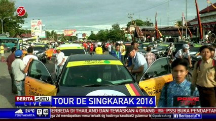 Kesenian Minang Sambut Peserta TdS di Dharmasraya