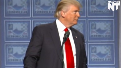 At least a dozen protesters were kicked out of a Trump speech