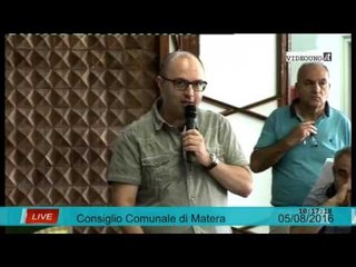 Consiglio Comunale 05 agosto 2016 punto 1 - situazione politica e capodanno rai