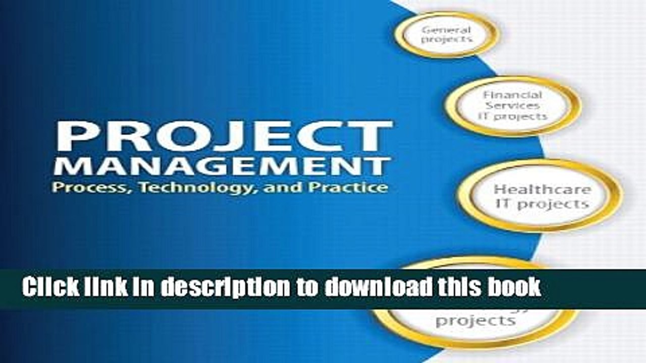 [Download] Project Management: Process, Technology and Practice Kindle Free