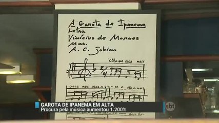 Música ´Garota de Ipanema´ volta a ficar em alta após abertura da Olimpíada