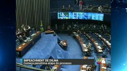 Senado se reúne para decidir se Dilma será julgada por crime de responsabilidade