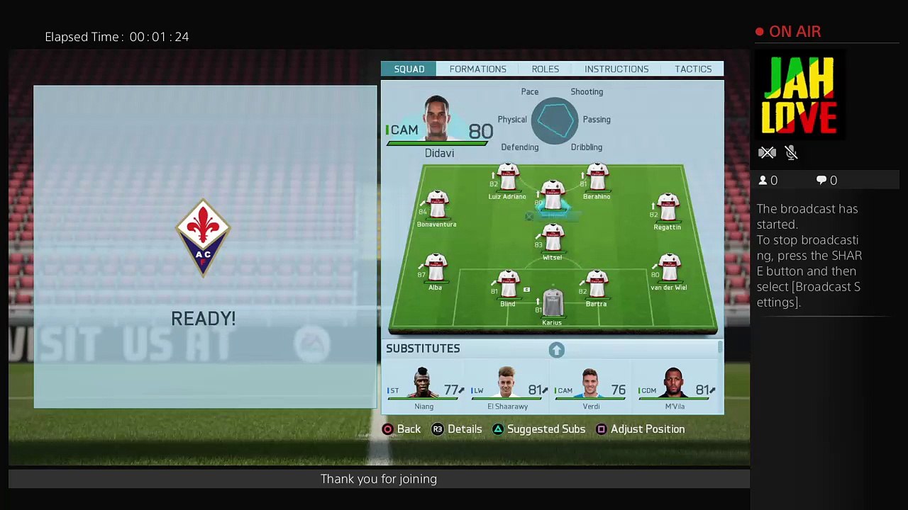 Mociòn's Live PS4 Broadcast - Portugal Liga NOS Career Mode - SL Benfica. x3 Games (66)