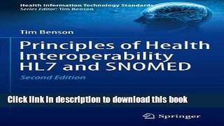 [PDF] Principles of Health Interoperability HL7 and SNOMED  (Health Information Technology