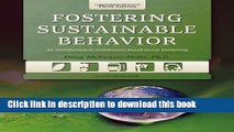[Popular] Fostering Sustainable Behavior: An Introduction to Community-Based Social Marketing