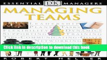 [Popular] DK Essential Managers: Managing Teams Kindle Online