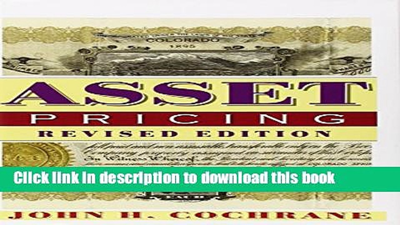 [Download] Asset Pricing Kindle Collection