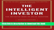 [Popular] The Intelligent Investor: The Definitive Book on Value Investing Kindle Online